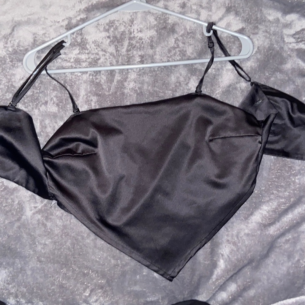 Satin Handkerchief Top